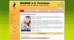 Desktop Screenshot of mannepotsdam.de