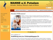 Tablet Screenshot of mannepotsdam.de